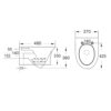 Deia Rimless Wall Hung Pan & Soft Close Seat - Image 2