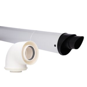 Ideal Atlantic 600mm Long Horizontal Flue